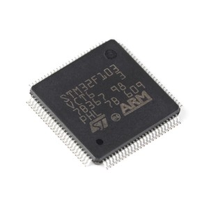 マイクロコントローラーMCU STM32F103VCT6TR FPGAプロセッサSTM32F103VCT6 LQFP-144 ARM CortexM3 32bit - Product Image 1