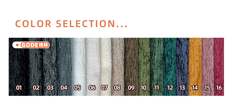 Select color per fabric sample