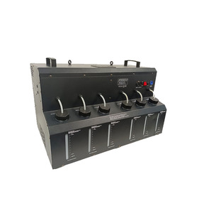 1400W RGBW <strong>LED</strong> Fog Bubble Machine with <strong>DMX</strong> <strong>Control</strong> 4 Smoke Outlet Cyclorama Lights <strong>for</strong> Weddings and Events - Product Image 2