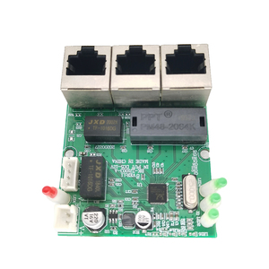 แผงวงจรอีเธอร์เน็ต PCB 3พอร์ต100เมตรโมดูลเครือข่ายรองรับโหมดดูเพล็กซ์เต็มหรือครึ่งโหมด - Product Image 1