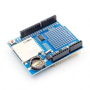 Registrador de datos para Arduino uno tarjeta SD grabación de datos Módulo de registrador de datos blindado V1.0