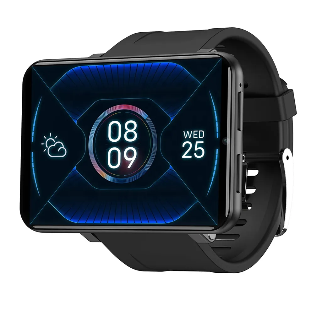 Lemfo-Bracelet connecté DM100, moniteur d'activité physique, montre connectée avec écran entièrement tactile, pression artérielle et affichage led