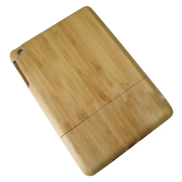 High-Quanlity accetta custom per Ipad Mini 200g custodia protettiva in bambù carbonizzato ecologico personalizzata in legno di bambù naturale