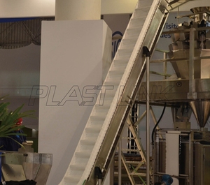 <strong>Automatic</strong> Factory Supplier High Quality Plastic Modular Conveyor Belt for Small Container <strong>Loading</strong> Food Conveyor <strong>System</strong>