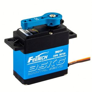 FEETECH FT6335M цифровой водонепроницаемый 35 кг Крутящий момент сервопривод 0-360 градусов вращение стальная шестерня Роботизированный Радиоуправляемый автомобиль гусеничный DIY высокобезопасная игрушка - Product Image 2