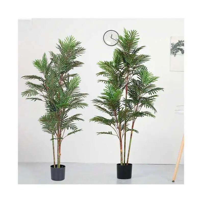 Ficus pandurata-árboles y plantas artificiales, modelo de plástico, venta al por mayor