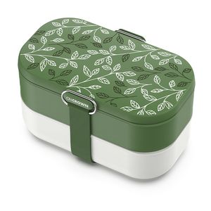 Juego de fiambreras Tiffin de forma rectangular con bolsa Contenedor de almacenamiento de alimentos de PP y saco de transporte - Product Image 6