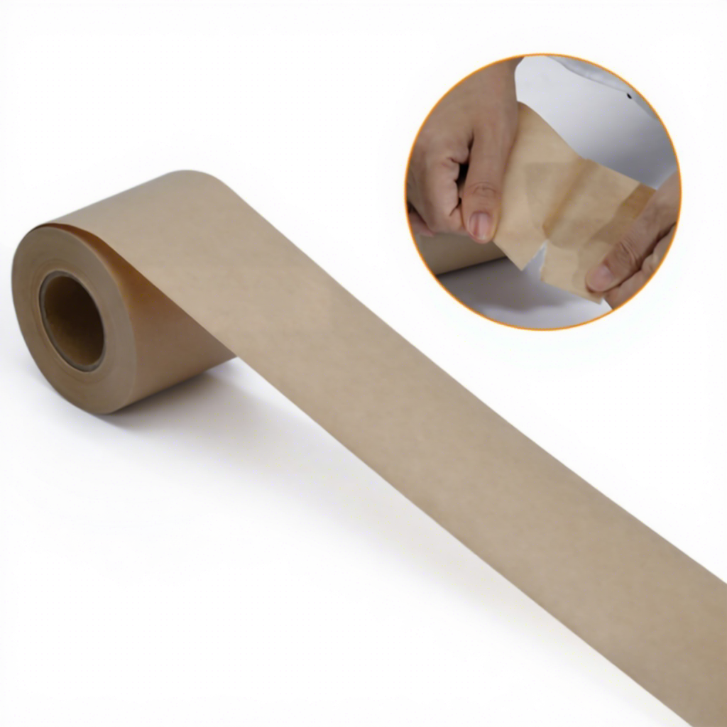 Water Activated paper tape without logo