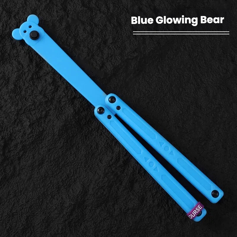 Oso luminoso azul
