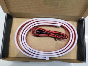 12V 1/<span class=keywords><strong>1.5</strong></span>/1.8/2M סריקה זורם תאורת רכב LED הוד אור גמיש בשעות היום ריצת אור הרצועה