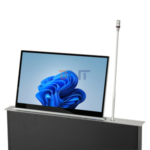 15,6 "/17,3"/18,5 "скрытый стол выдвижной моторизованный поп-компьютерный механизм безбумажный аудио конференц-система ЖК-монитор подъемник - Product Image 2