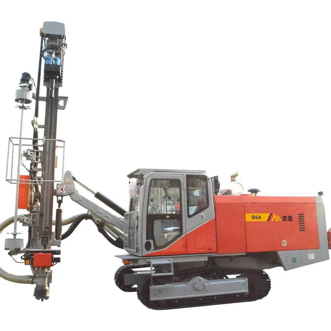 jieyaB6A DTH hydraulic drilling rig mining integrated dth drill rig underground mining equipment down-the-hole drilling rig