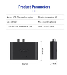 B21 Small USB <strong>Input</strong> MB3 Player Wireless Aux Adapter NFC <strong>Bluetooth</strong> 3.5mm Audio Out Receiver - Product Image 5