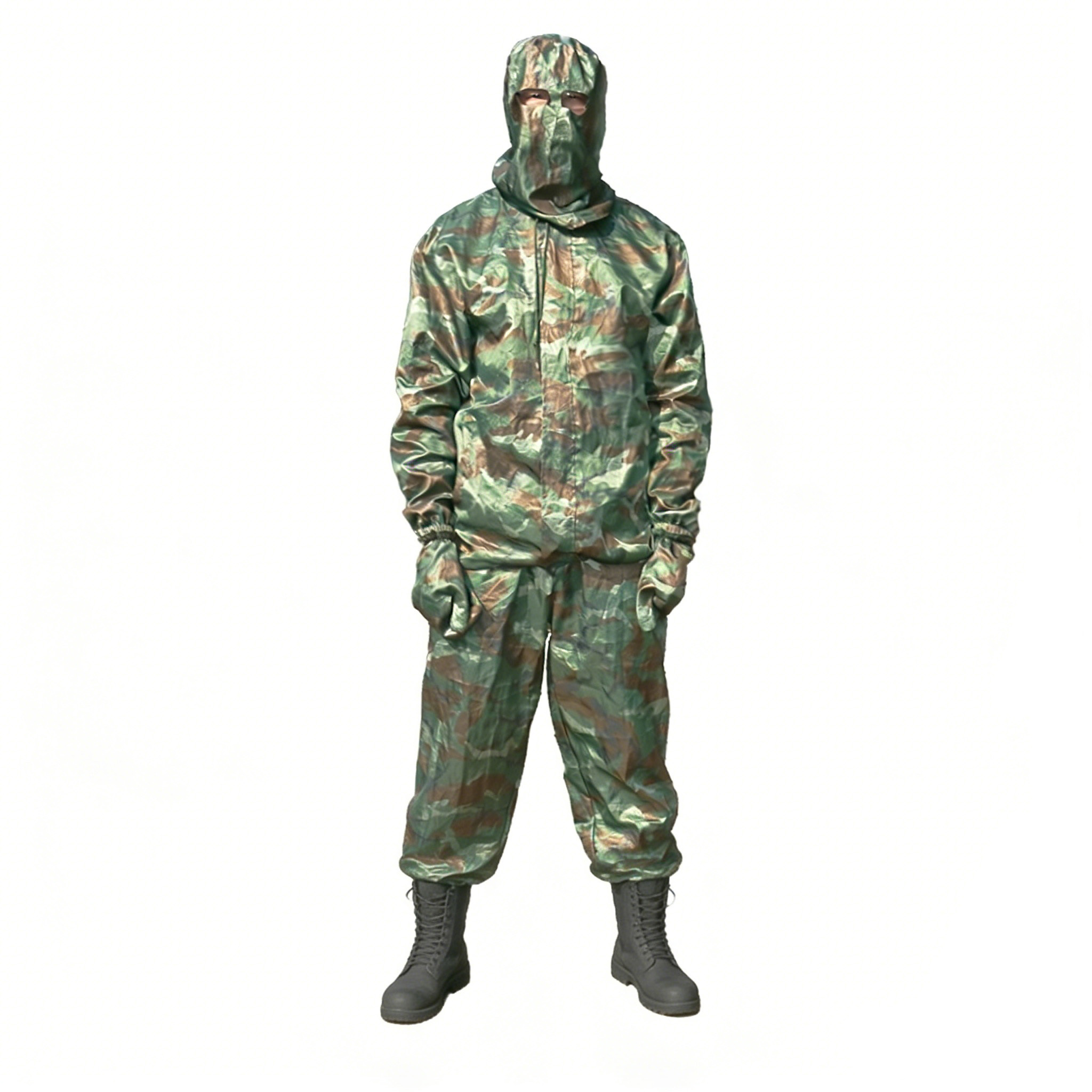 Camouflage gris-vert