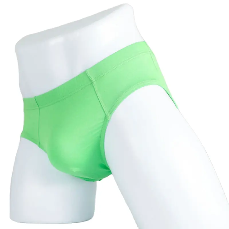 6-farbe Solide herren Micro Modal Stretch Hüfte Unter Höschen U konvexen Sexy Große Größe Männer Bikini-Slip mit Flex Bund