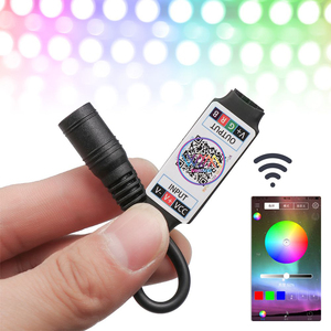 Mini RGB LED Controller 5 ~ 24V DC 5050/2835 RGB LED striscia interruttore manuale telecomando 12V RF connessione 8A PWM uscita - Product Image 6