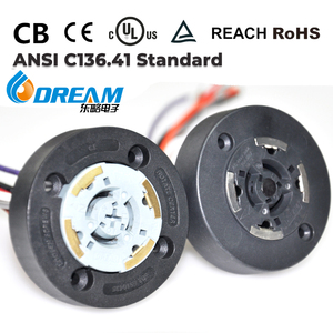 DREAM START ANSI C136.10 Nema Socket 3 pin Giratorio Foto Control Receptáculo Fotocélula Base - Product Image 3