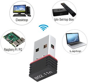 MINI Ralink RT5370 IEEE802.11N เครือข่าย Mini WIFI USB Adapter WiFi Dongle Wireless WLAN STICK - Product Image 2