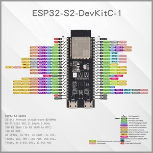 Strumento di sviluppo tecnico ESP32-S2-DevKitC-1-N8R2 ESP32-S2-DevKitC-1 scheda di sviluppo per Arduino