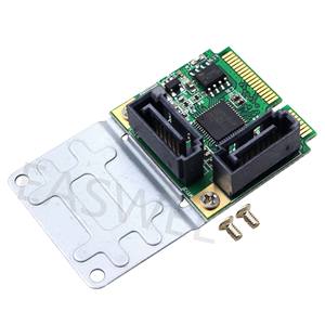 Wholesale <strong>Mini</strong> <strong>PCI</strong>-E <strong>PCI</strong> Express to 2 Ports SATA 3.0 Converter Hard Drive Extension SATA3 Controller Card - Product Image 4
