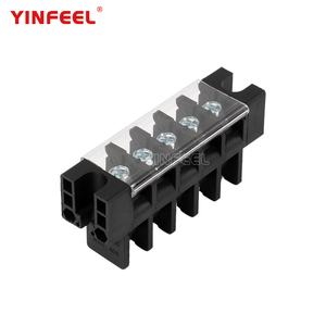 YINFEEL IF-8824-D-5-5-50A 5ウェイ端子ブロック5ピン5入力5出力ワイヤーコネクタバータイプ端子ストリップ - Product Image 1