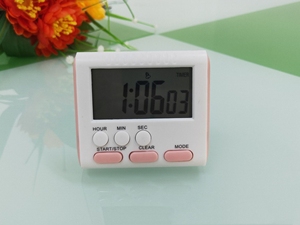 Timer digitale in plastica digitale con timer per conto alla rovescia per frigo sveglia 24 ore Timer - Product Image 3