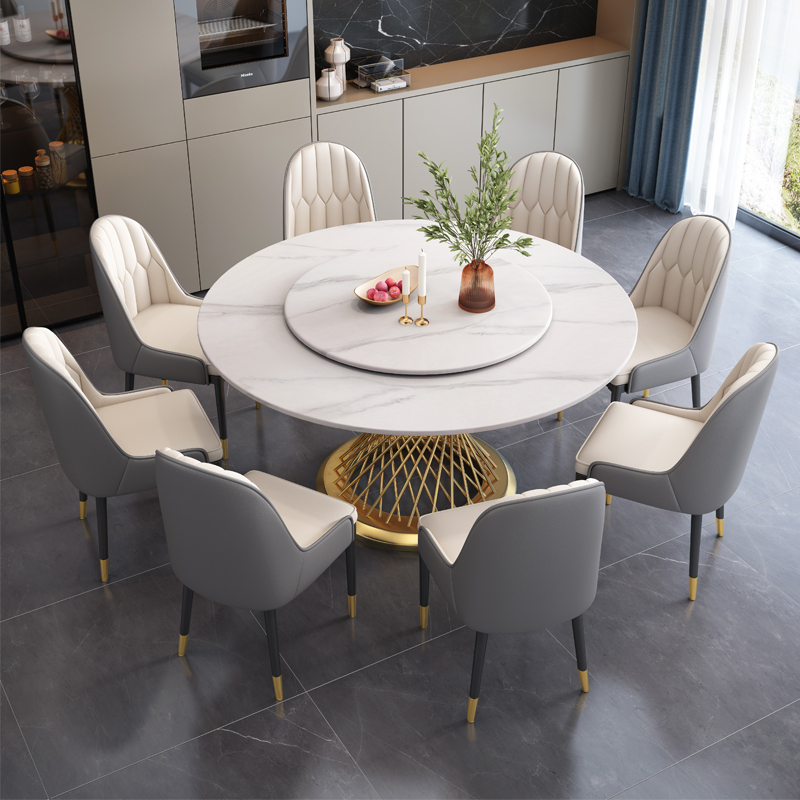 One table, 8 chairs