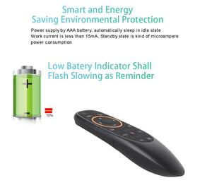 G10 Ses Uzaktan Kumanda 2.4G Kablosuz Hava Fare Mikrofon Jiroskop IR Öğrenme android tv kutusu T9 H96 Max X96 mini - Product Image 6