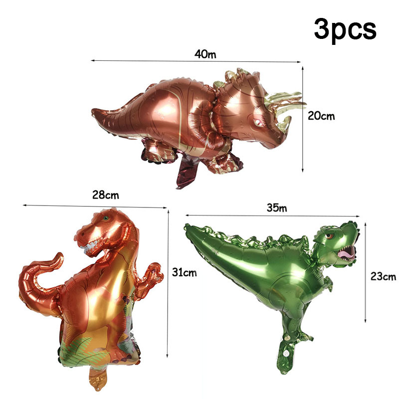 3pcs mini dino