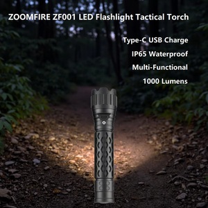 <span class=keywords><strong>2025</strong></span> mới nhất mini công suất cao <span class=keywords><strong>Torch</strong></span> Ánh Sáng IP65 không thấm nước Type-C USB phí Hợp kim Nhôm Cơ thể đèn đen Đèn pin zf001 - Product Image 3