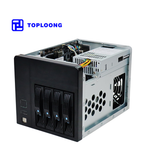 Nas de almacenamiento en la nube para el hogar, caja de almacenamiento de datos para Pc de escritorio, mini-itx, 4 bahías, 16G, Msata - Product Image 1