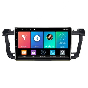 Cámara de visión trasera con función de entrada para coche, reproductor Multimedia con Android, WIFI, FM, navegación GPS, para peugeot 508 - Product Image 1
