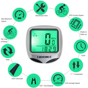 JOYSUN Bicycle Speedometer Bike <strong>Cycle</strong> <strong>Computer</strong> <strong>Wireless</strong> Cycling <strong>Computer</strong> Bicycle Speed Bike Power Meter Cyclocomputer - Product Image 4
