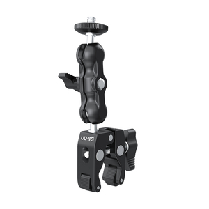 VRig BH09หัวบอลหัวหนีบสุดพิเศษอะแดปเตอร์หัวบอลคู่ขนาด1/4 '-20 3/8'-16เกลียวสำหรับจอยึดกล้องแบบหนีบ - Product Image 5