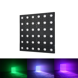 ไฟเวที3W 36ชิ้นลำแสง2in1 LED แผงพิกเซลไฟล้างผนังแบบเมทริกซ์ RGBW พร้อมรีโมทควบคุมระดับ IP65สีทอง - Product Image 3