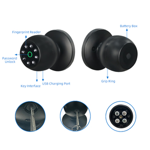 Deftun Security Electric Digital Password <strong>Key</strong> Tuya App <strong>Blue</strong>-tooth Smart Knob Door <strong>Lock</strong> - Product Image 6
