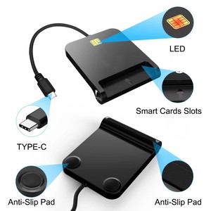 เครื่องอ่าน CAC USB C การเข้าถึงทั่วไปเครื่องอ่านการ์ดเข้ากันได้กับ Win Mac OS และ Linux - Product Image 5