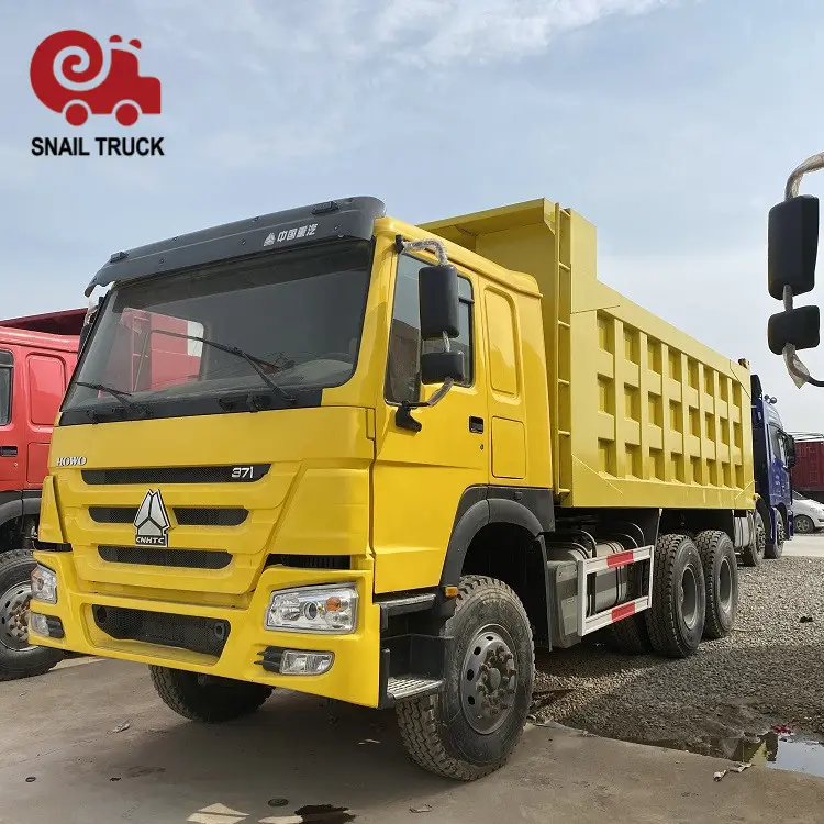 Sinotruk-camión volquete usado, volquete de 6x4, 336/375HP, China