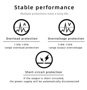 מקורי חדש 60w 12v מיתוג אספקת חשמל עם עליות מתג החלקה פונקציה החלקה 110V 220V חדש מקורי 3 שנים אחריות - Product Image 4
