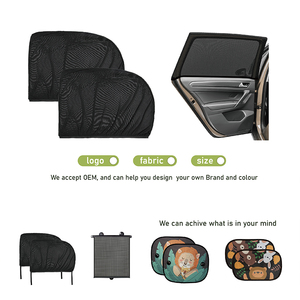 Tenda estensibile per finestrino laterale per auto a rete universale per zanzariera per parabrezza per auto parasole per bambini - Product Image 2