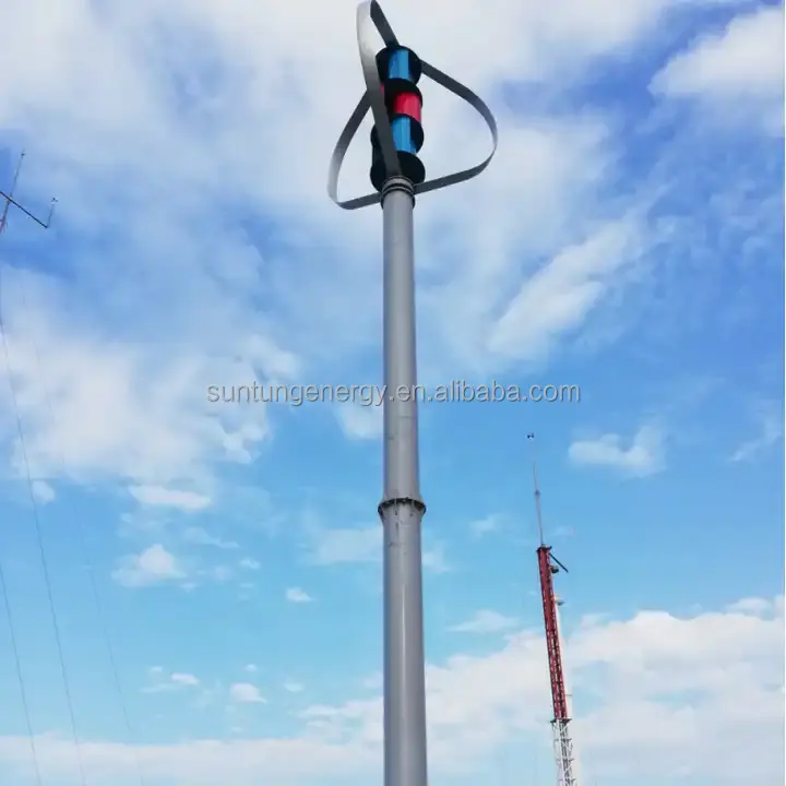CE approved factory direct supply vertical AXIS 1KW wind turbine power generation solar hybrid wind energy system