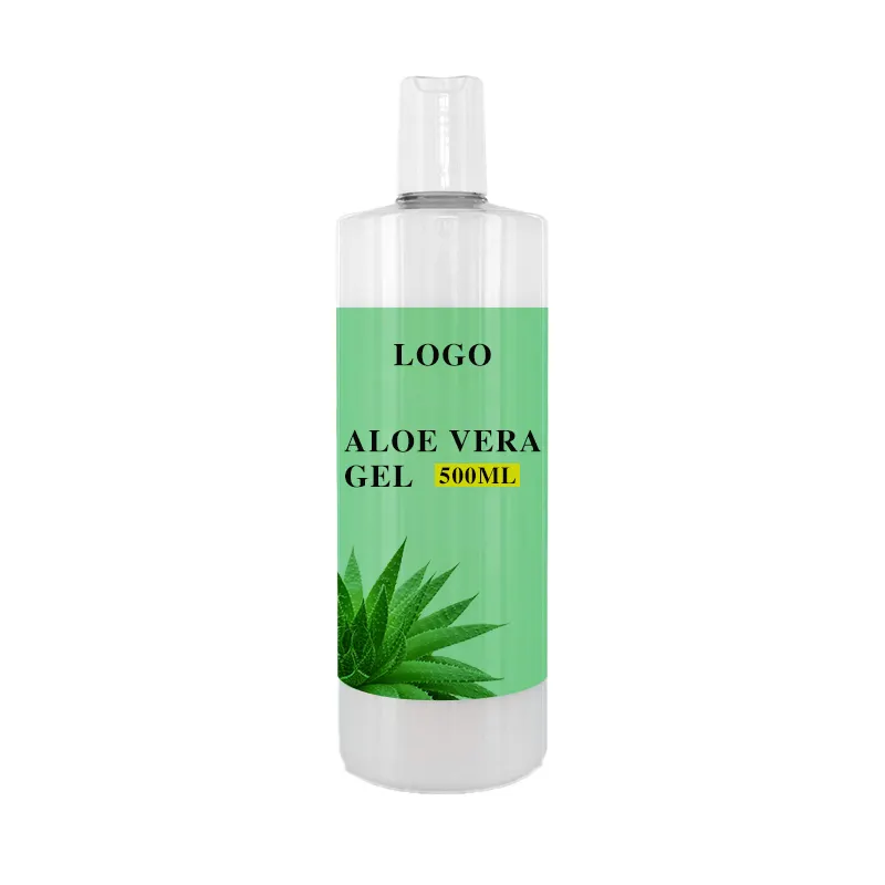 % 100% saf doğal organik özel etiket Hidratante yüz vücut onarım nemlendirici yatıştırıcı Aloe Vera jel