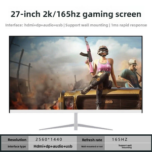 Monitores de juegos de fábrica 2K 4K Computadora PC Pantalla IPS sin bordes Monitor de pantalla LED curvada plana de escritorio - Product Image 5