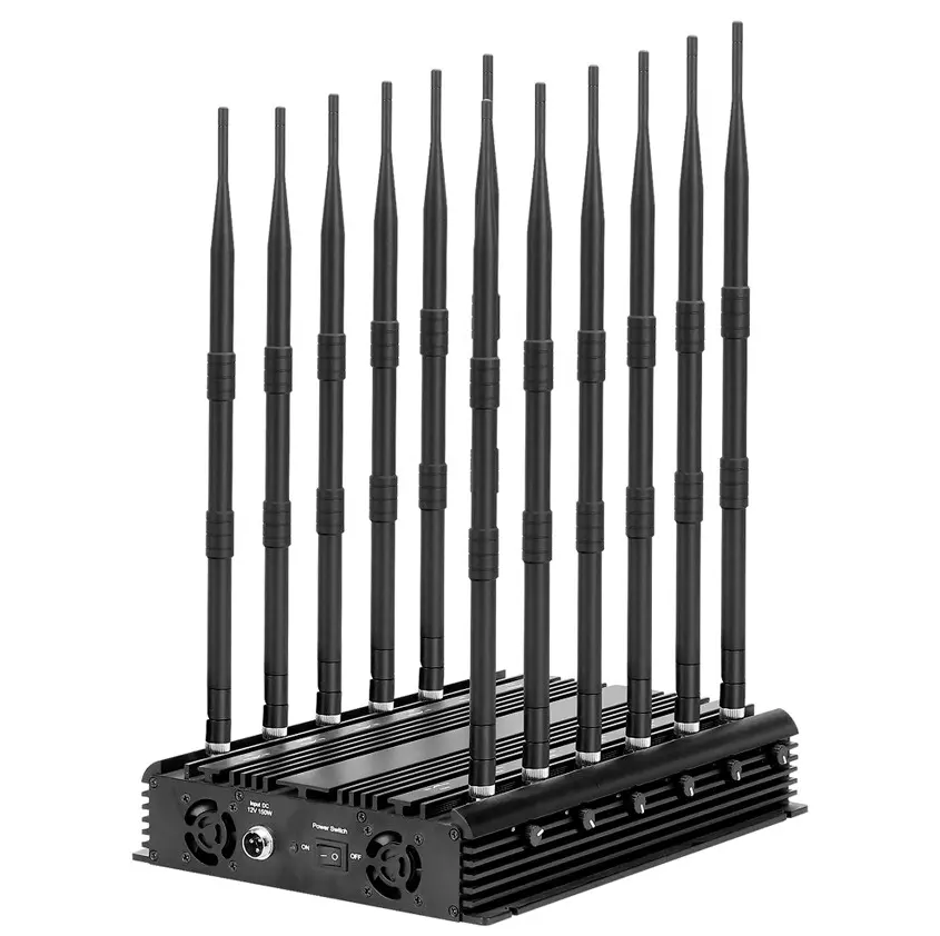 2-50m 60W Escritorio 16 canales VHF UHF GSM CDMA LTE 4G 5G Wifi Lojack Detector de señal Amplificador