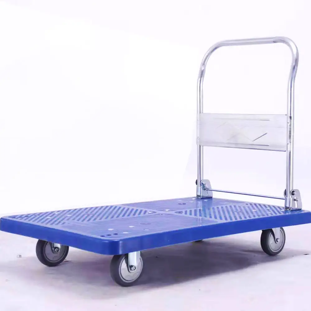 60*90 carga 300 kg plataforma de plástico herramienta Trolley plegable carrito de golf para la venta