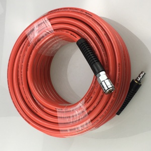 PREMIUM <strong>NITTO</strong> STYLE FITTED AIR HOSE 10x16MM 15M to Australia Market for Air Compressor Applications, PVC Air Hoses