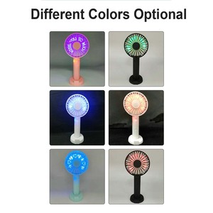 Ventilador portátil programable con mensaje publicitario LED para regalos promocionales en eventos - Product Image 5