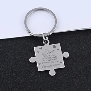 Tùy Chỉnh Chị Keychain Thời Trang Vòng Thép Không Gỉ Ví Phụ Kiện Cao Kẽm Hợp Kim Cá Nhân Biểu Tượng Quà Tặng - Product Image 4