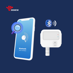 Minew Data Logger Temperatura Humedad Medidor Industrial Inalámbrico Ble Lorawan Lora Bluetooth IoT Sensor de temperatura - Product Image 2