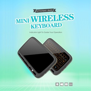 2.4G <strong>Wireless</strong> Backlit Mini <strong>Keyboard</strong> with Full Screen Touchpad Built-in Rechargeable Lithium Battery - Product Image 6